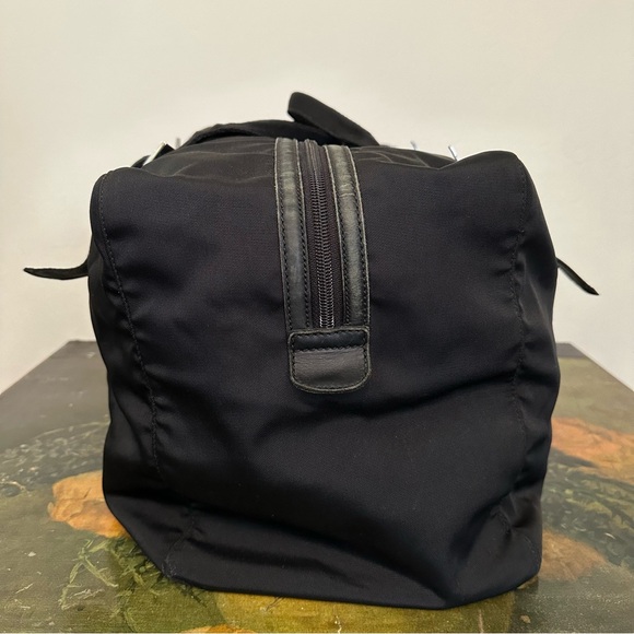 Vintage Gucci Black Nylon Weekender Duffle Bag - Picture 8 of 14
